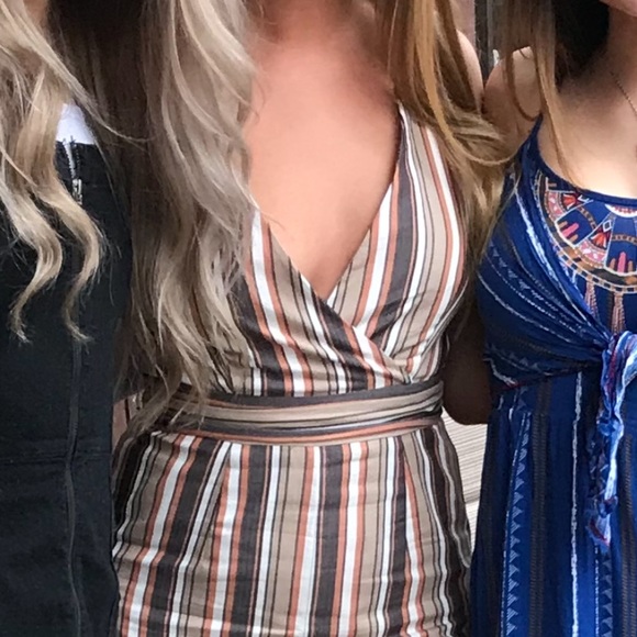 Striped Jumpsuit - Picture 1 of 7